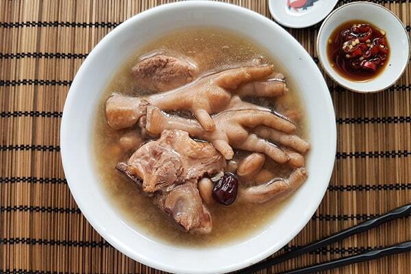 Properties of chicken feet